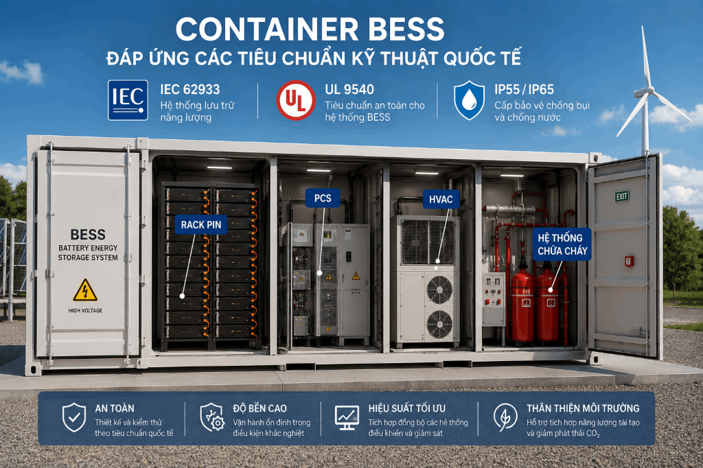 Mô hình container BESS Mô hình container BESS